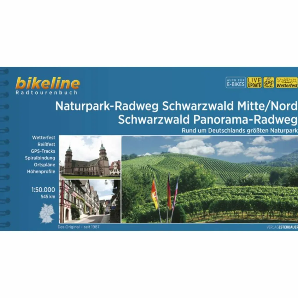 Radwanderführer Und Mountainbikeführer*NATURPARK-RADWEG SCHWARZWALD MITTE/NORD - Radwanderführer