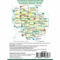 Wanderkarten Und Winterkarten|Wanderkarten Und Winterkarten*NECKARTAL-ODENWALD 1 : 20 000 - Wanderkarte