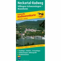 NECKARTAL-RADWEG 1 : 50 000 - Fahrradkarte^ Fahrradkarten|Fahrradkarten