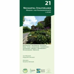 Wanderkarten Und Winterkarten|Wanderkarten Und Winterkarten*NECKARTAL-STAUFERLAND 1:20.000 - Wanderkarte
