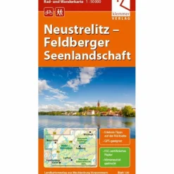 NEUSTRELITZ - FELDBERGER SEENLANDSCHAFT 1:50.000^ Wanderkarten Und Winterkarten|Wanderkarten Und Winterkarten