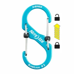 Nite Ize Schlüsselanhänger|Kletterzubehör*S-BINER SLIDELOCK ALUMINUM - Karabiner