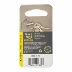 Nite Ize S-BINER SLIDELOCK - Karabiner^ Schlüsselanhänger|Kletterzubehör