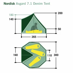Nordisk Familienzelte*ASGARD 7.1 TENT - Gruppenzelt