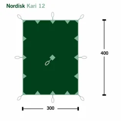 Nordisk KARI 12 TECHNICAL COTTON TARP - Tarp^ Tarps