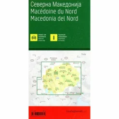 Straßenkarten|Straßenkarten*NORDMAZEDONIEN, STRAßEN- UND FREIZEITKARTE 1:200.000 - Straßenkarte
