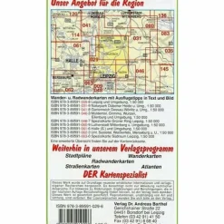 NORDRAUM LEIPZIG 1 : 50 000 - Wanderkarte^ Fahrradkarten|Wanderkarten Und Winterkarten
