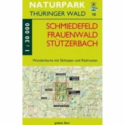 Wanderkarten Und Winterkarten|Wanderkarten Und Winterkarten*NP THÜRINGER WALD 10. SCHMIEDEFELD - Wanderkarte