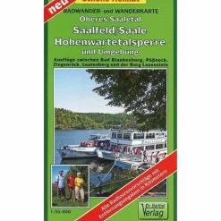 Fahrradkarten|Wanderkarten Und Winterkarten*OBERES SAALETAL, SAALFELD, HOHENWARTETAL - Wanderkarte