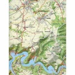 Fahrradkarten|Wanderkarten Und Winterkarten*OBERES SAALETAL, SAALFELD, HOHENWARTETAL - Wanderkarte