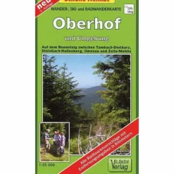 OBERHOF, ILMENAU, ZELLA-MEHLIS UND UMGEBUNG - Wanderkarte^ Fahrradkarten|Wanderkarten Und Winterkarten