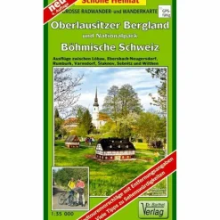 OBERLAUSITZER BERGLAND UND NATIONALPARK - Wanderkarte^ Fahrradkarten|Wanderkarten Und Winterkarten