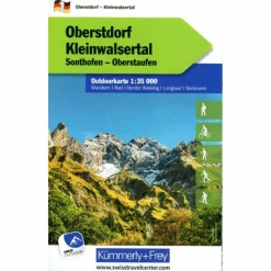 OBERSTORF KLEINWALSERTAL NR. 01 OUTDOORKARTE DEUTSCHLAND - Karte^ Fahrradkarten|Wanderkarten Und Winterkarten