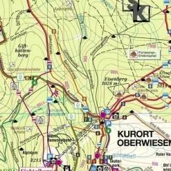 Wanderkarten Und Winterkarten|Wanderkarten Und Winterkarten*OBERWIESENTHAL UND UMGEBUNG - Wanderkarte