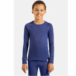 Odlo ACTIVE WARM KIDS BL TOP CREW NECK L/S Unisex - Funktionsunterwäsche^Kinder Kinder Funktionsunterwäsche