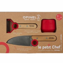Kinder Opinel Outdoor-Zubehör Für Kinder*LE PETIT CHEF KINDER KÜCHEN-SET, 3-TEILIG - Küchenmesser
