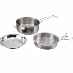 Origin Outdoors Campingtöpfe Und Campinggeschirr*EDELSTAHLKOCHSET SNAP-PACK - Geschirrset