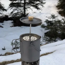 Origin Outdoors FRENCH PRESS 3 IN 1 TITAN - Kaffeepresse^ Kaffee Equipment|Campingtöpfe Und Campinggeschirr