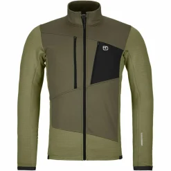 Herren Ortovox Pullover Und Fleecepullover|Outdoorjacken*FLEECE GRID JACKET M Herren - Fleecejacke