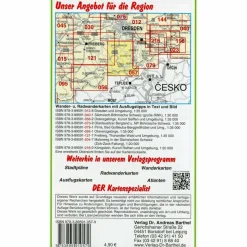 Fahrradkarten|Wanderkarten Und Winterkarten*OSTERZGEBIRGE. ALTENBERG UND UMGEBUNG - Wanderkarte