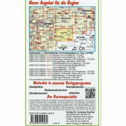 OSTERZGEBIRGE. KURORT SEIFFEN UND UMGEBU - Wanderkarte^ Fahrradkarten|Wanderkarten Und Winterkarten