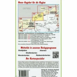 OSTSEEBAD GRAAL-MÜRITZ, RIBNITZ-DAMGARTE - Wanderkarte^ Fahrradkarten|Wanderkarten Und Winterkarten