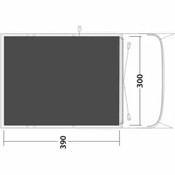 Outwell Zeltzubehör*UNTERLAGE FLAGSTAFF / NASHVILLE / MONTEREY 5 AIR - Zeltplane