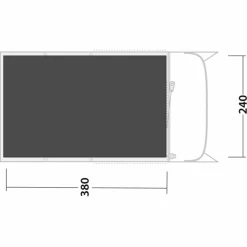 Outwell UNTERLAGE MONTEREY 4 AIR - Zeltplane^ Zeltzubehör
