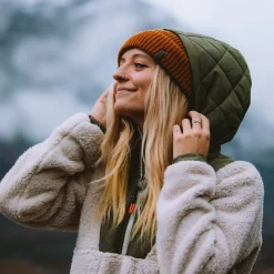 Passenger Clothing BEAUMONT RECYCLED SHERPA HOODED FLEECE 2.0 Damen - Fleecepullover^Damen Pullover Und Fleecepullover