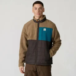 Passenger Clothing BORN EXPLORER RECYCLED POLAR-LINED SHERPA FLEECE Herren - Fleecejacke^Herren Pullover Und Fleecepullover|Outdoorjacken