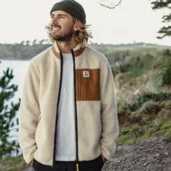 Passenger Clothing TREKKER 2.0 RECYCLED DEEP-PILE SHERPA FLEECE Herren - Fleecejacke^Herren Pullover Und Fleecepullover|Outdoorjacken