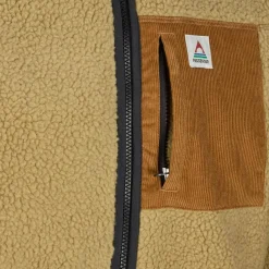 Herren Passenger Clothing Pullover Und Fleecepullover|Outdoorjacken*TREKKER RECYCLED DEEP-PILE SHERPA FLEECE Herren - Fleecejacke