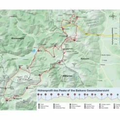 Wanderführer*PEAKS OF THE BALKANS - Wanderführer