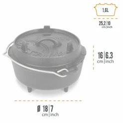 Petromax Campingtöpfe Und Campinggeschirr*FEUERTOPF FT3 - Kochtopf