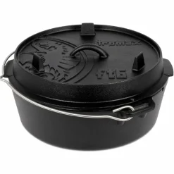 Petromax Campingtöpfe Und Campinggeschirr*FEUERTOPF FT6 PLANER BODEN - Kochtopf