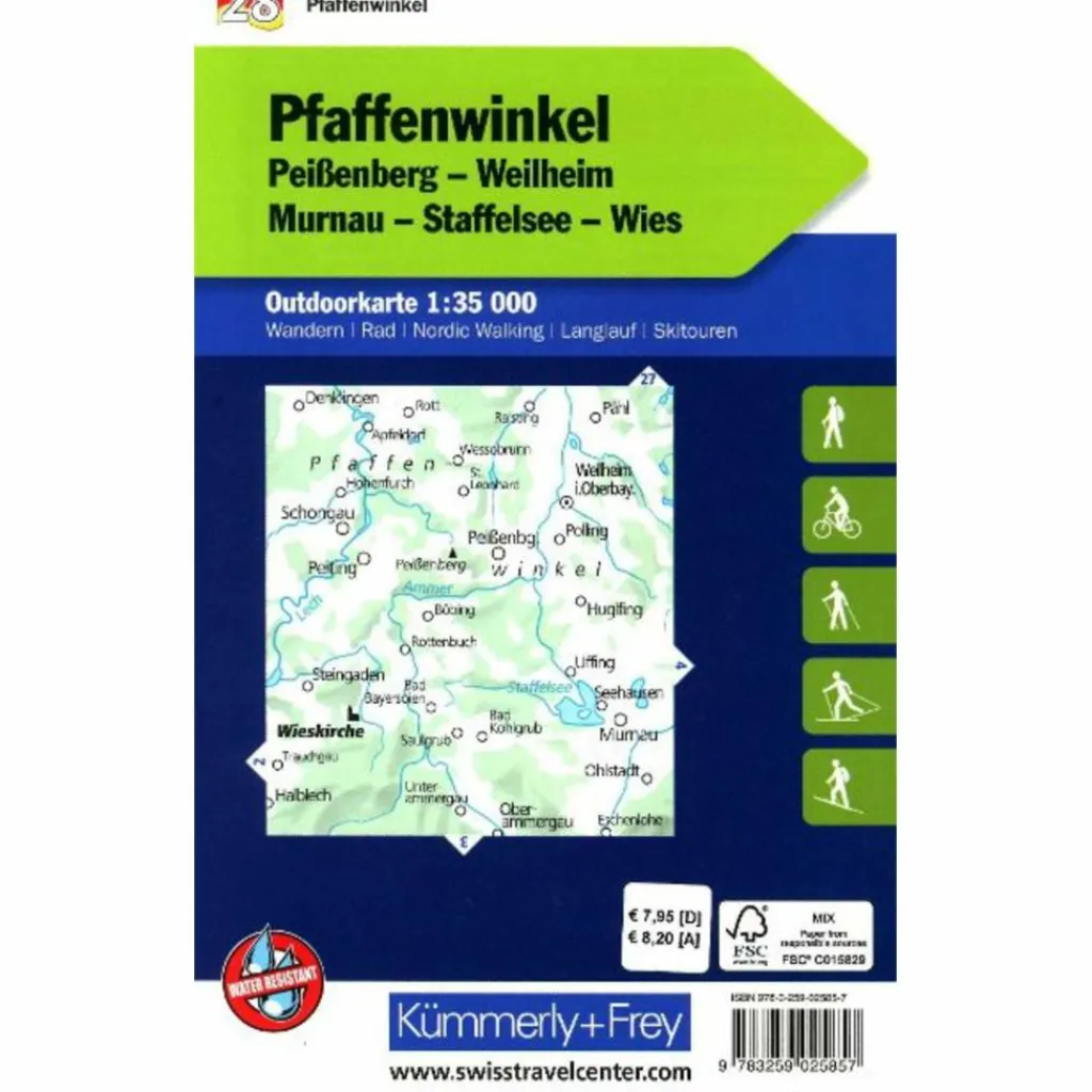 Fahrradkarten|Wanderkarten Und Winterkarten*PFAFFENWINKEL NR. 28 OUTDOORKARTE DEUTSCHLAND 1:35 000 - Karte