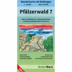 Wanderkarten Und Winterkarten|Wanderkarten Und Winterkarten*PFÄLZERWALD 7. BLATT 40-544, 1 : 25 000 - Wanderkarte