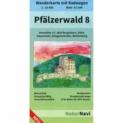 PFÄLZERWALD 8. BLATT 42-544, 1 : 25 000 - Wanderkarte^ Wanderkarten Und Winterkarten|Wanderkarten Und Winterkarten