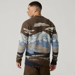 Picture Organic Clothing GIBOW KNIT SWEATER Herren - Wollpullover^Herren Pullover Und Fleecepullover