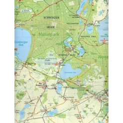 Fahrradkarten|Wanderkarten Und Winterkarten*PLAU AM SEE, MALCHOW, KRAKOW AM SEE UND - Wanderkarte