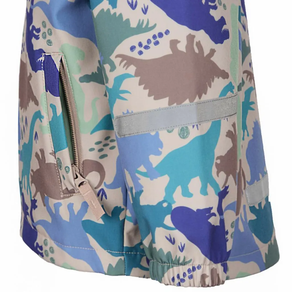 POLARN O. PYRET FOGGY JACKET SOFTSHELL AOP Kinder - Softshelljacke^Kinder Kinderjacken