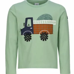 POLARN O. PYRET HIDE - CAR TOPS L/S APPLICATION Kinder - Langarmshirt^Kinder Kinder T-Shirts