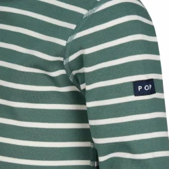 Kinder POLARN O. PYRET Kinder T-Shirts*JUMPING TOPS L/S STRIPED Kinder - Langarmshirt