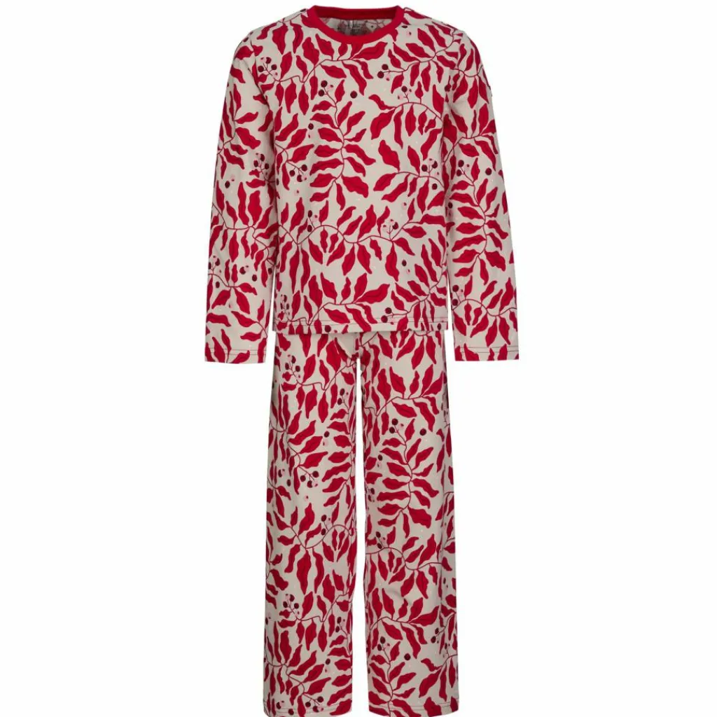 Kinder POLARN O. PYRET Kinder Funktionsunterwäsche*LOUNGE - MERRY BERRY PYJAMAS SET AOP Kinder - Funktionsunterwäsche