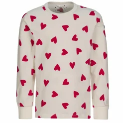 Kinder POLARN O. PYRET Kinder Funktionsunterwäsche*SLEEP - HEARTBEAT PYJAMAS SET AOP Kinder - Funktionsunterwäsche