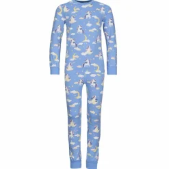 Kinder POLARN O. PYRET Kinder Funktionsunterwäsche*SLEEP - UNICORN NIGHT PYJAMAS SET AOP Kinder
