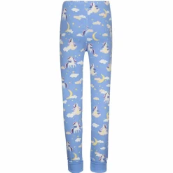 Kinder POLARN O. PYRET Kinder Funktionsunterwäsche*SLEEP - UNICORN NIGHT PYJAMAS SET AOP Kinder