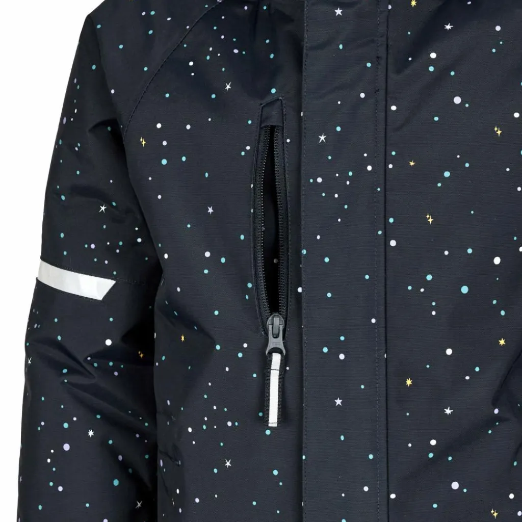 POLARN O. PYRET SNOWY PADDED SUIT AOP Kinder - Schneeanzug^Kinder Kinderoveralls