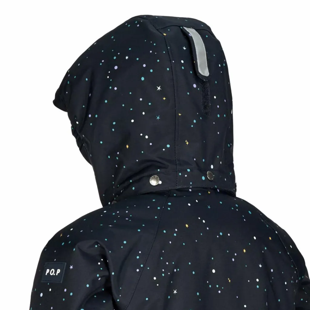 POLARN O. PYRET SNOWY PADDED SUIT AOP Kinder - Schneeanzug^Kinder Kinderoveralls