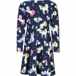 POLARN O. PYRET SPIN - UNICORNS DRESS AOP Kinder - Kleid^Kinder Kinderkleider Und Kinderröcke